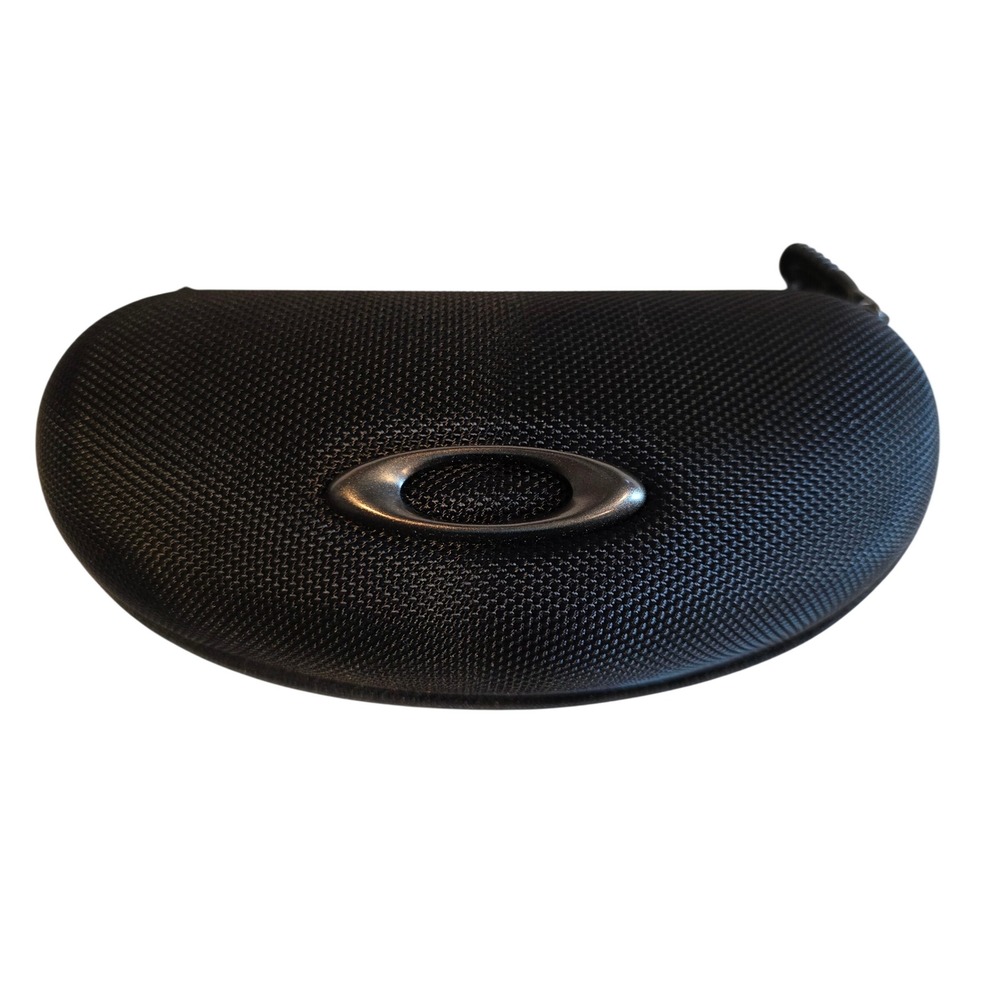 Oakley Large Ellipse Vault Sunglass Hard Case Black Ballistic Nylon Clamshell